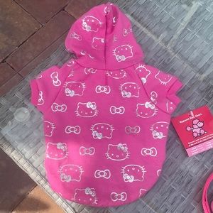Brand New Hello kitty small dog hoodie